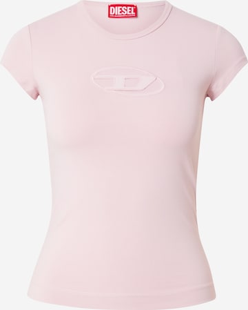Tricou 'ANGIE' de la DIESEL pe roz: față