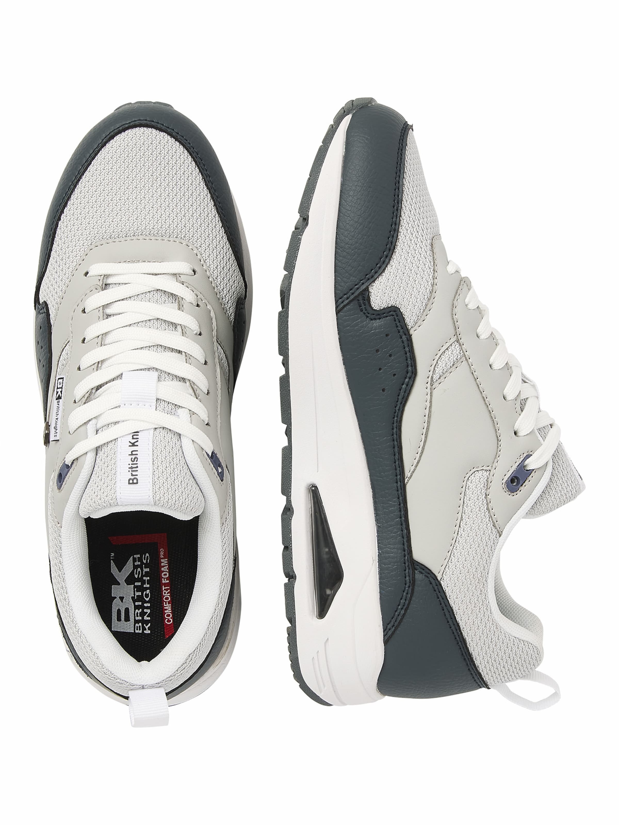 Baskets basses ' LENNOX ' BRITISH KNIGHTS en gris