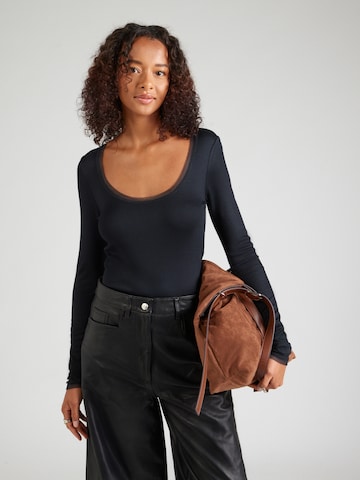 REMAIN - Camisa em preto: frente