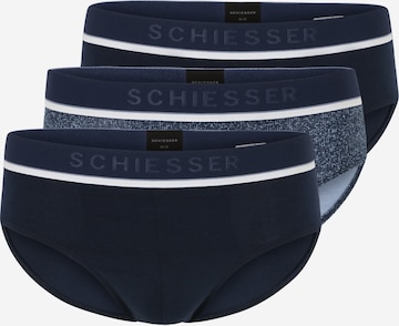 Slip 'Rio' SCHIESSER en bleu : devant