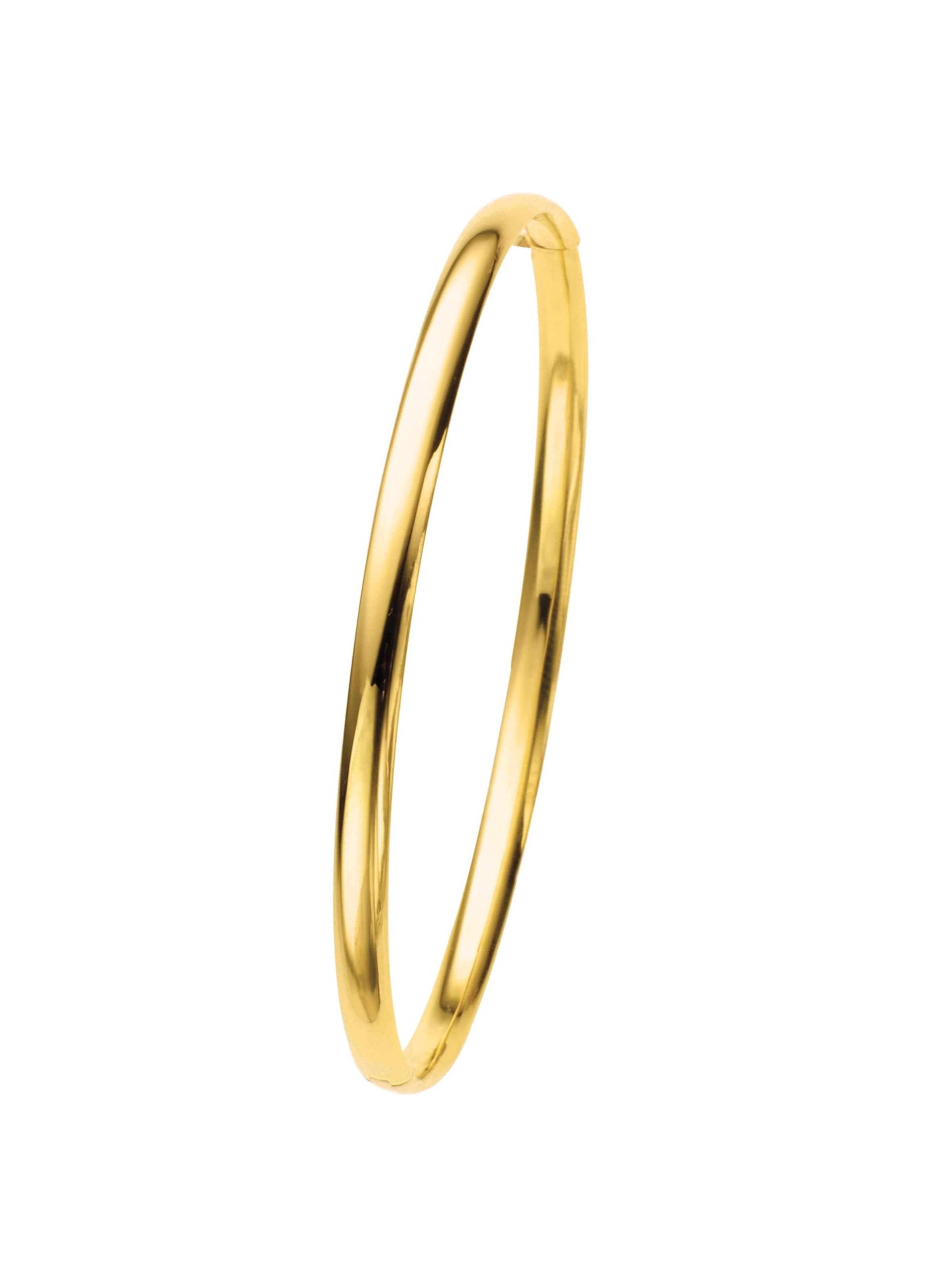 Lucardi Armband 'Klassisch' in Goud: voorkant