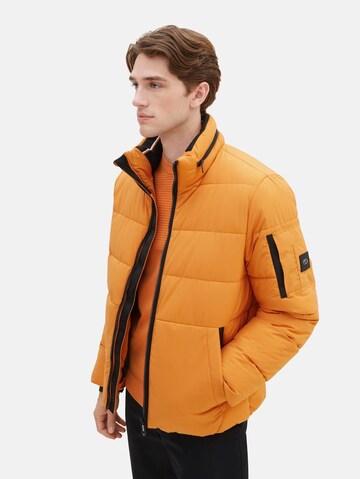 TOM TAILOR - Chaqueta de entretiempo en naranja