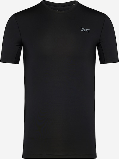 Reebok Функционална тениска в сиво / черно, Преглед на продукта