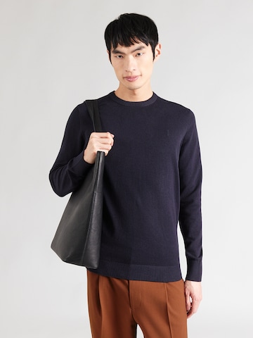 Bruun & Stengade Sweter 'Jupiter' w kolorze niebieski: przód