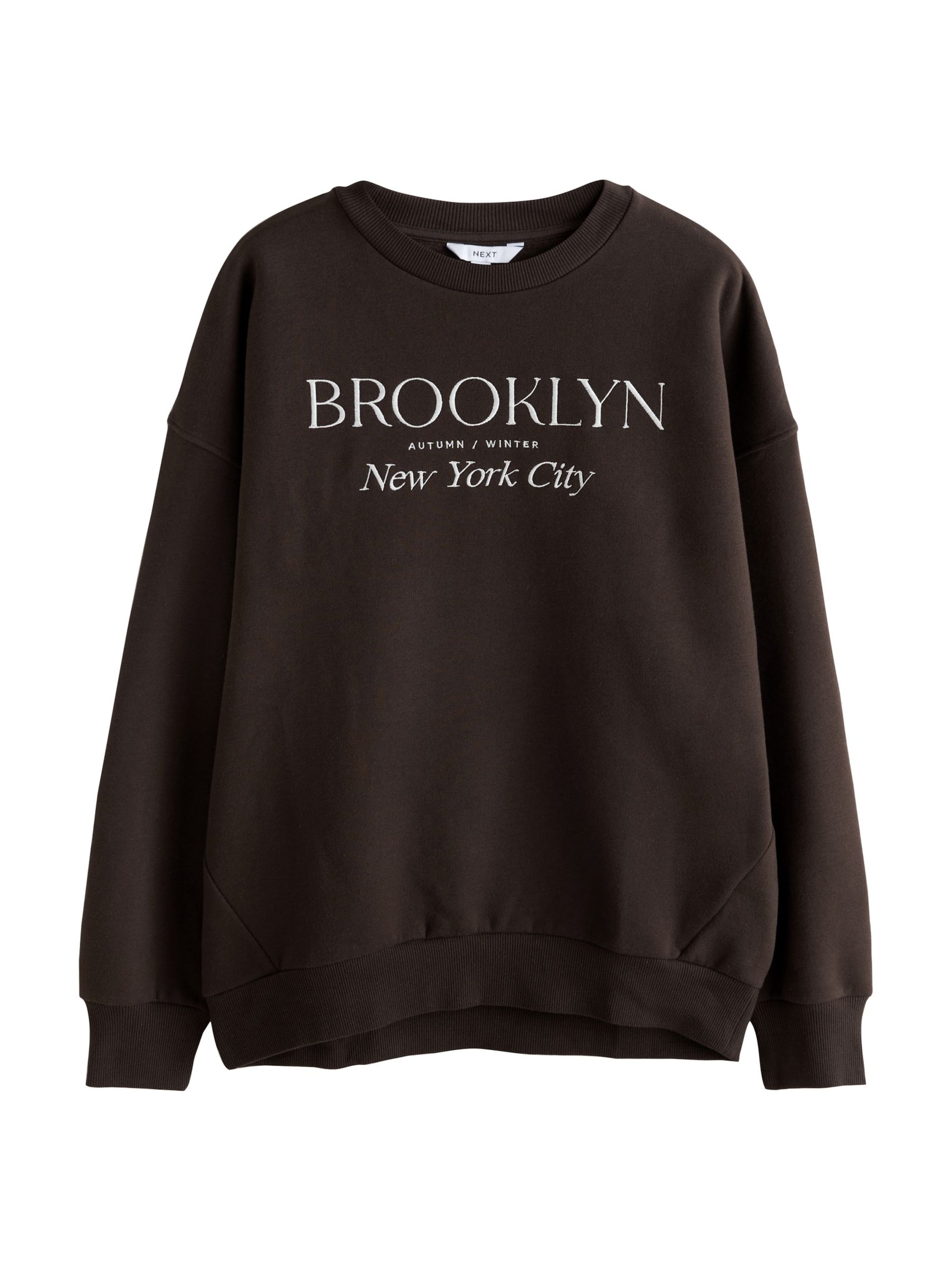 Felpa di Next in marrone: frontale