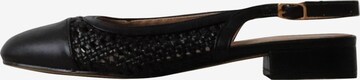 POTI PATI Slingpumps in Zwart: voorkant