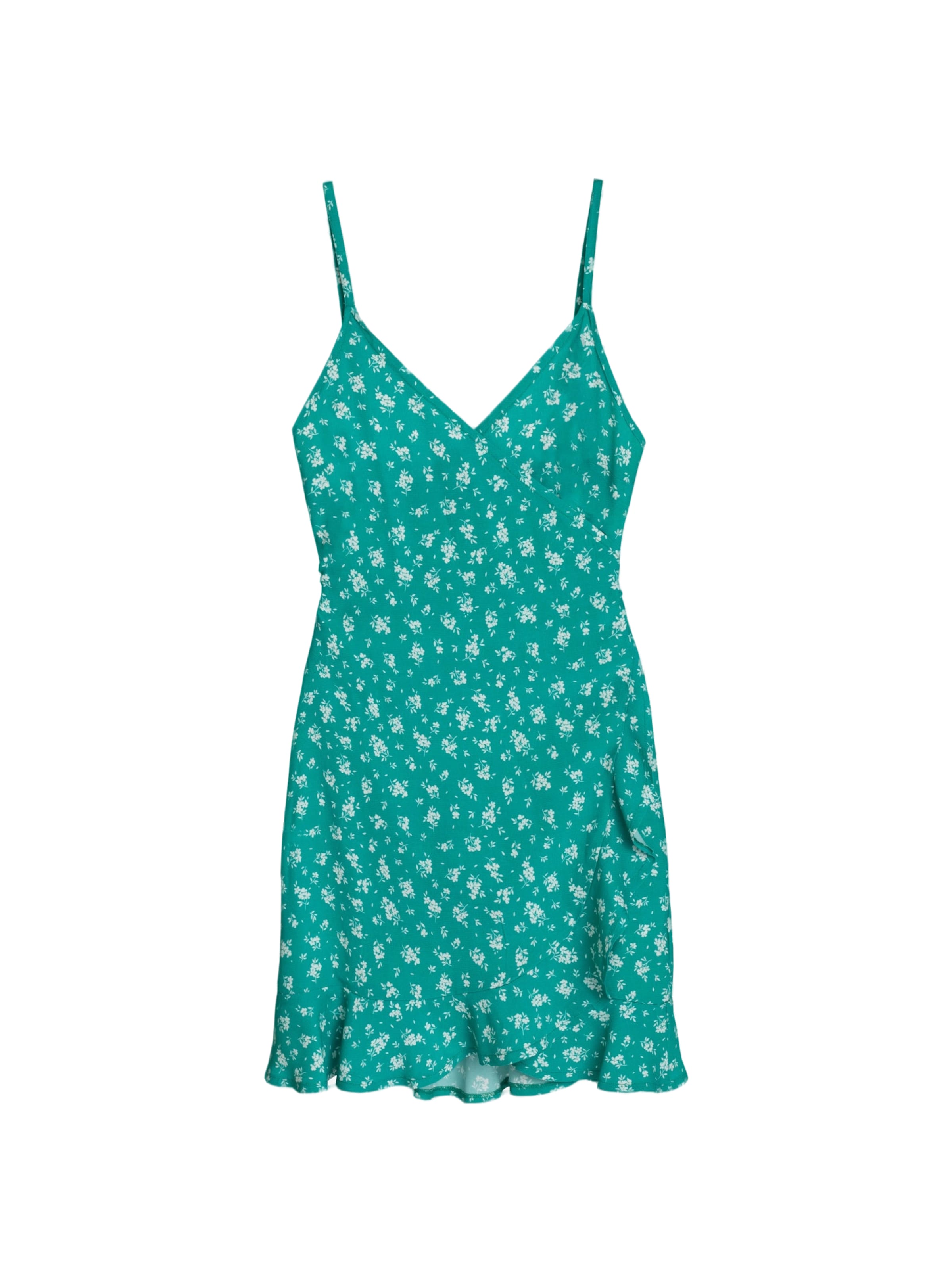 THE-ARE - Vestido de verano en verde: frente