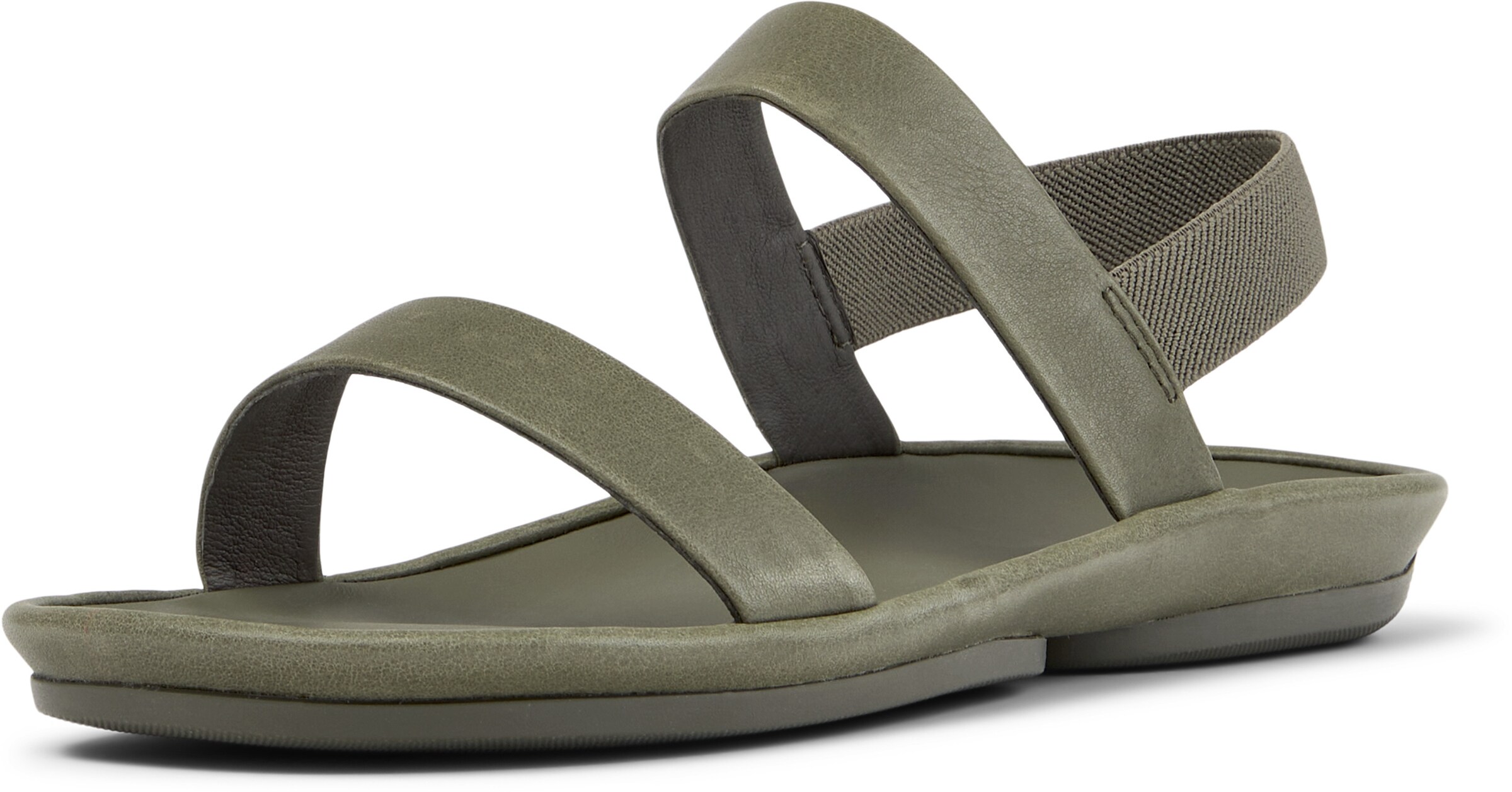 CAMPER Sandalen met riem ' Right Isla ' in Groen: voorkant