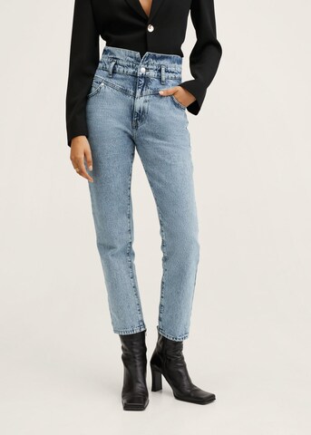 MANGO Regular Jeans 'Julia' in Blue: front