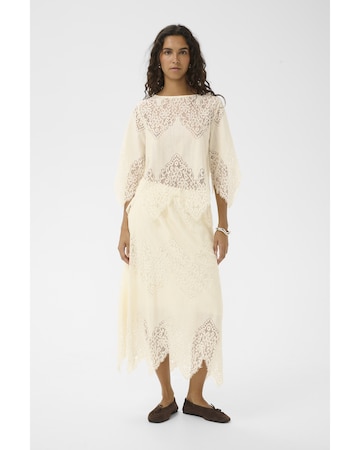 Chemisier 'SLBriar' SOAKED IN LUXURY en beige : devant