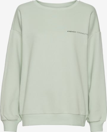 Sweat-shirt French Connection LM en vert : devant