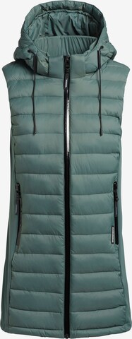 khujo Vest 'BECCA' in Green: front