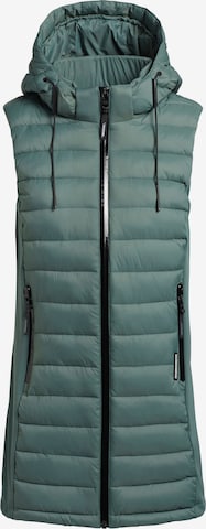 khujo Bodywarmer 'BECCA' in Groen: voorkant