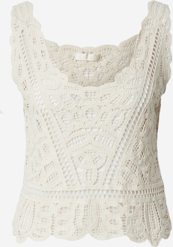 GUESS Neuletoppi värissä beige: etupuoli