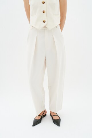 Regular Pantalon InWear en blanc : devant