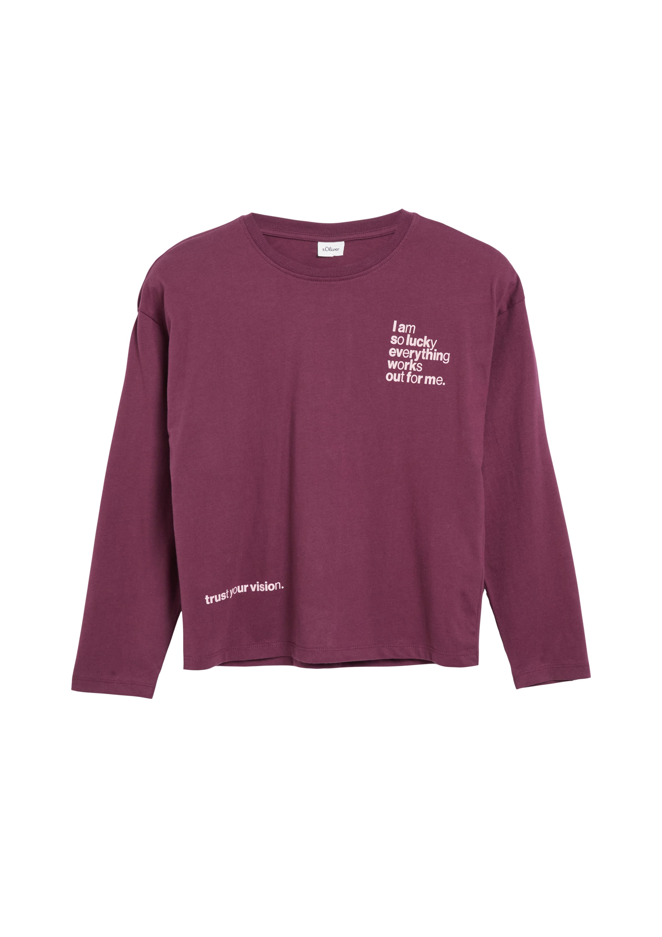 s.Oliver Shirt in Rood: voorkant