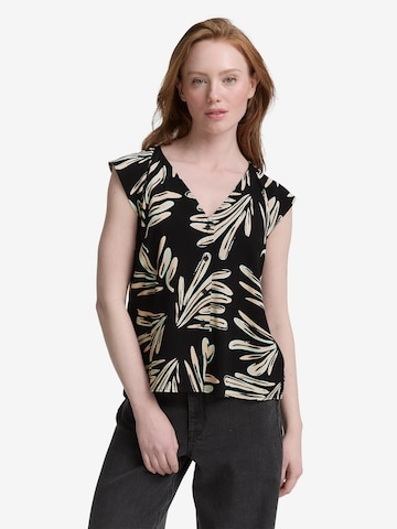 TOM TAILOR DENIMBluza - crna boja: prednji dio