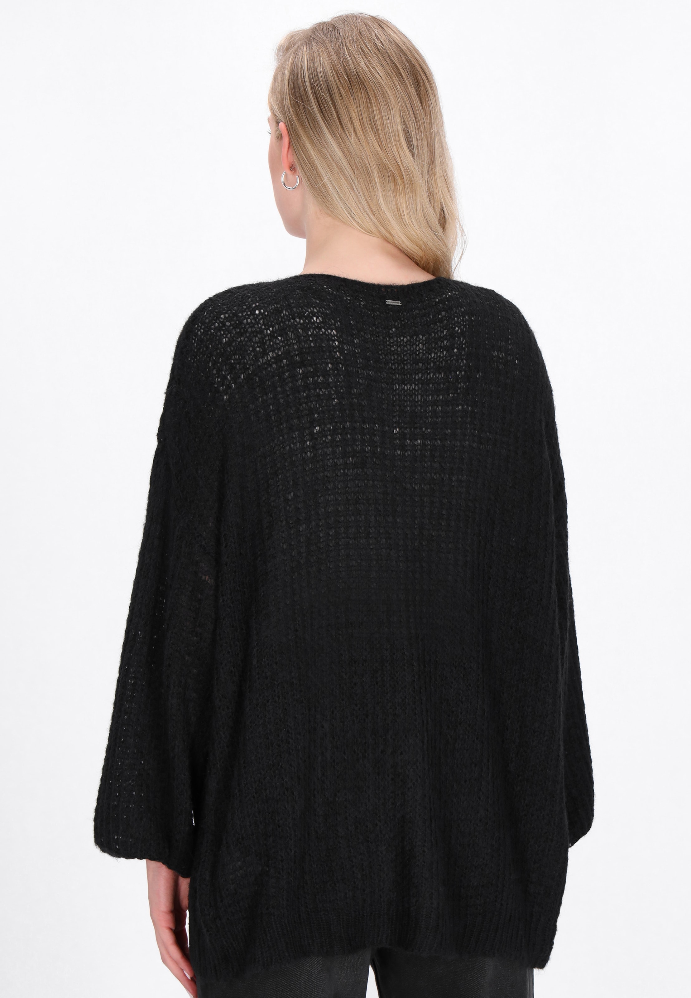 DreiMaster Vintage Вязаная кофта оверсайз в Черный