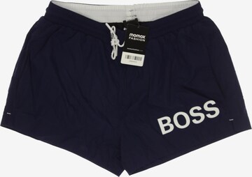 BOSS Black Shorts in 31-32 in Blue: front