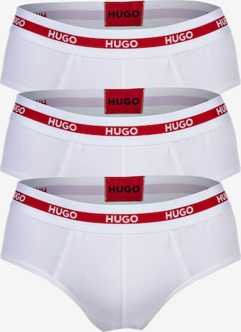 HUGO Red Slip in White: front