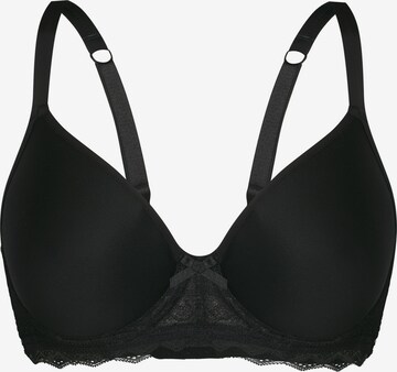 Invisible Soutien-gorge sassa en noir : devant