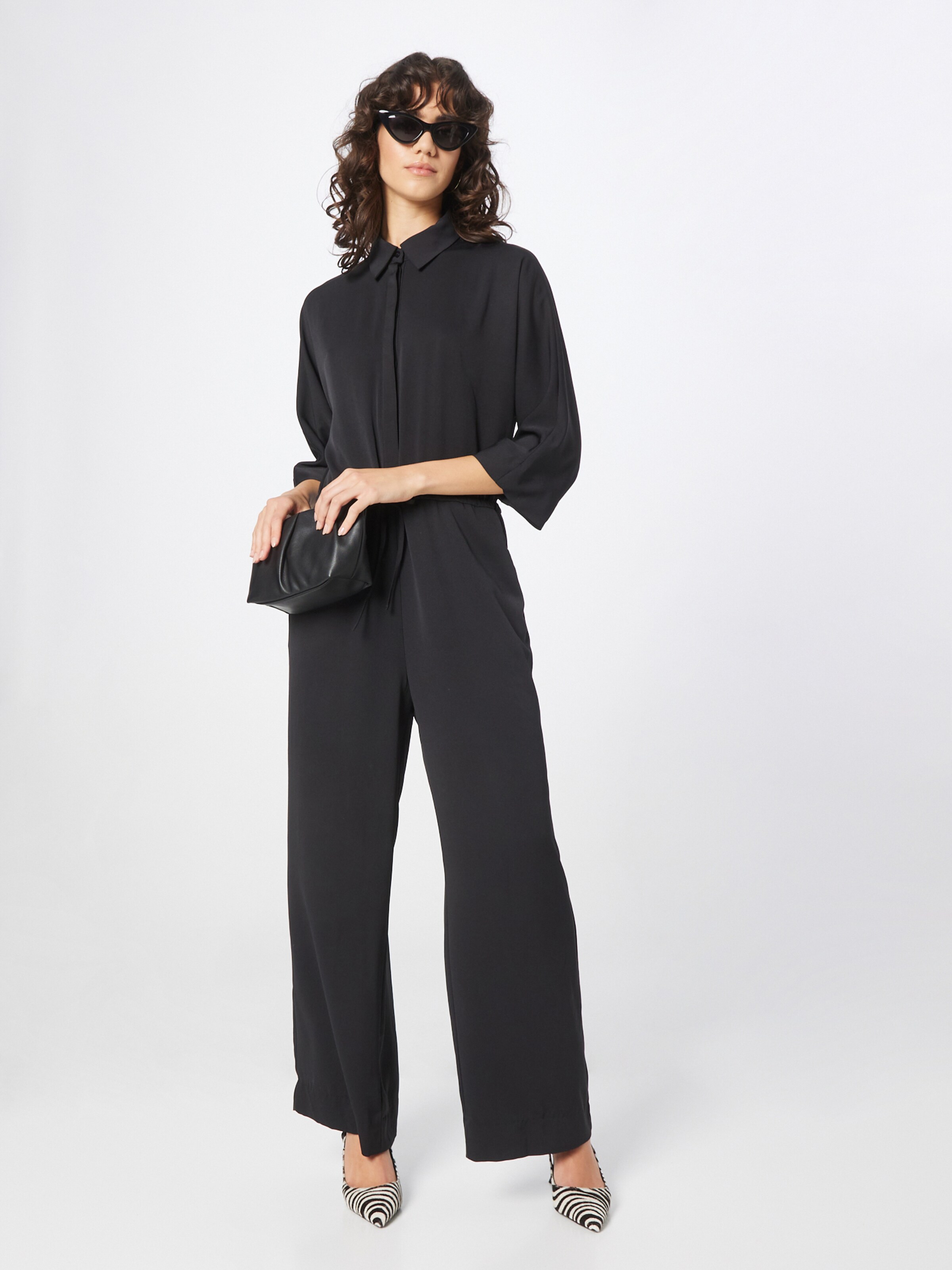 Monki wide cheap fitting jumpsuit