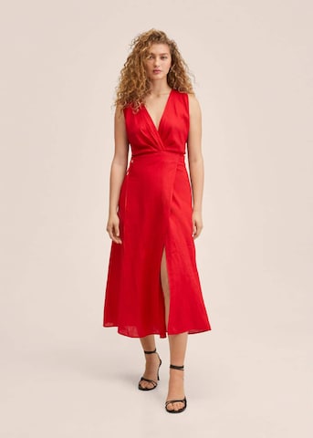 Rochie de seară 'silve' de la MANGO pe roșu