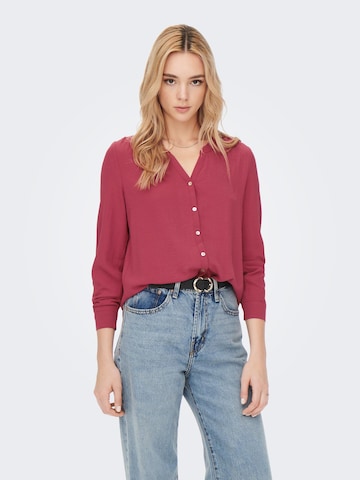 ONLY Blouse 'METTE' in Rood: voorkant