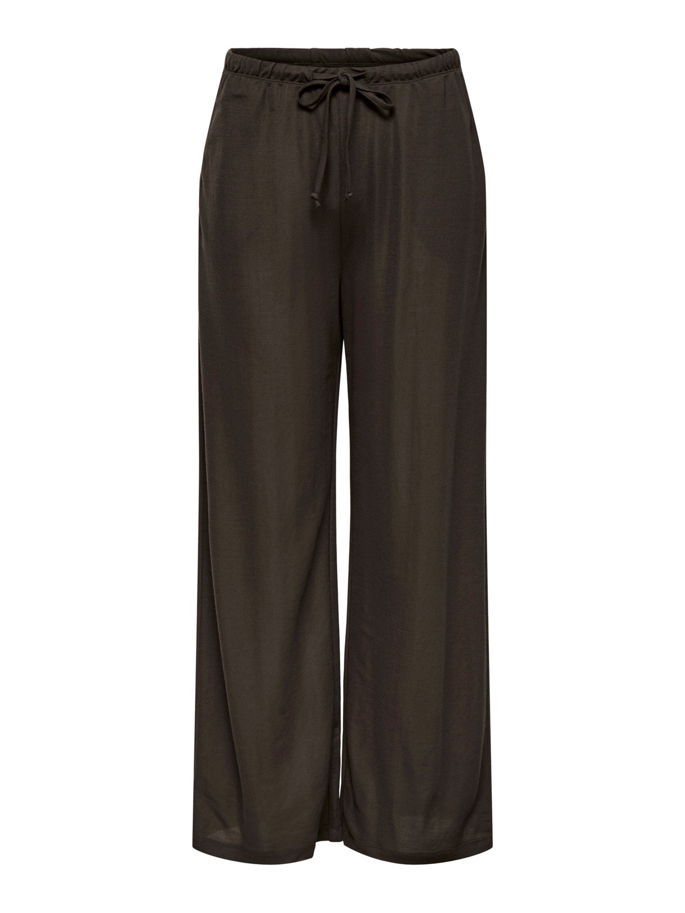 JDY Püksid 'JDYLESLIE', värv pruun: eest vaates