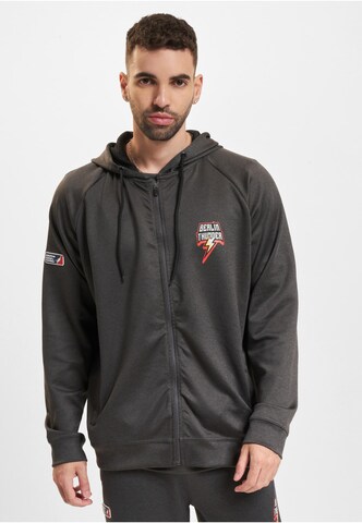 European League of Football Übergangsjacke 'Berlin Thunder' in Schwarz: Vorderseite