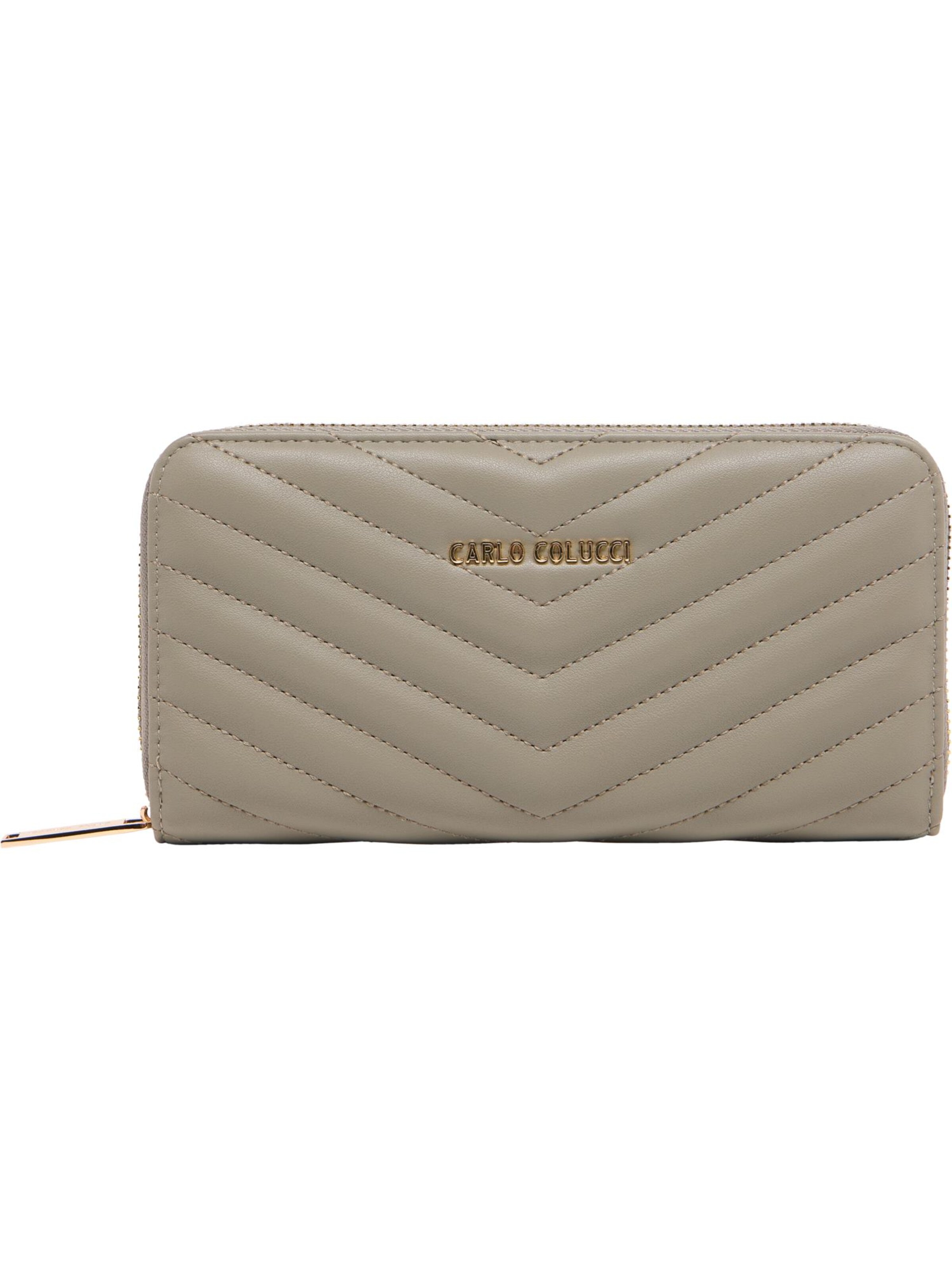 Carlo Colucci Portemonnaie 'Eliseo' in Grau: Vorderseite