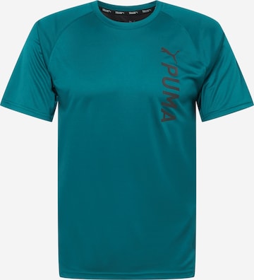 PUMA Performance Shirt in Green: front