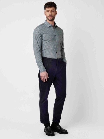 DESOTO Slim fit Button Up Shirt in Blue