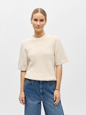 OBJECT Pullover 'OBJFlo' i hvid: forside