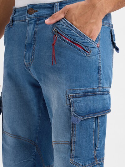 TIMEZONE Shorts 'Miles' in blue denim, Produktansicht