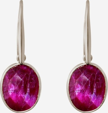 Gemshine Earrings in Pink: front
