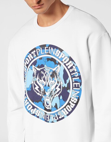 Plein Sport Sweatshirt 'Carbon Tiger' in White