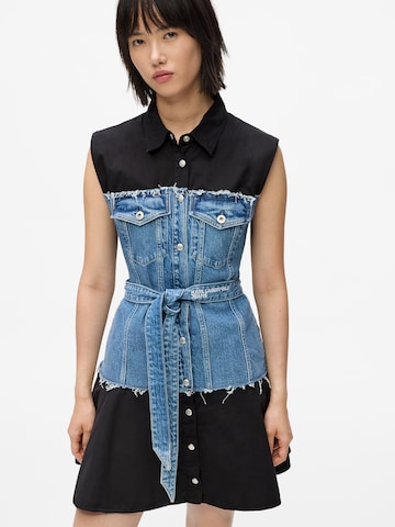 Robe-chemise KARL LAGERFELD JEANS en bleu