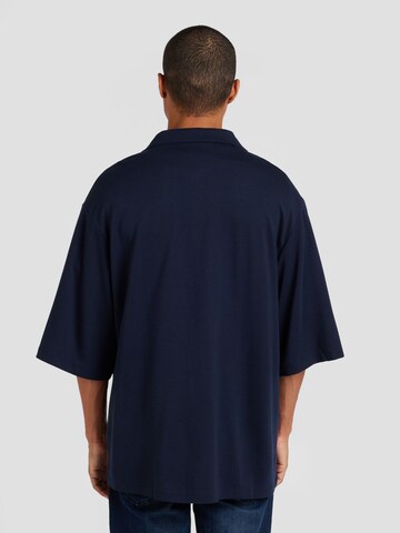 TOPMAN Comfort fit Button Up Shirt in Blue