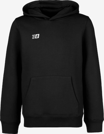 OUTFITTER Sweatshirt ' TAHI' in Black: front