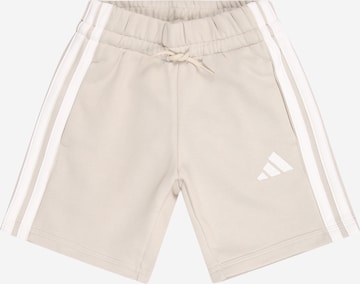 ADIDAS SPORTSWEAR Workout Pants in Beige: front