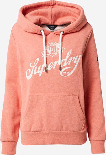 Superdry Sweatshirt in Coral / White, Item view