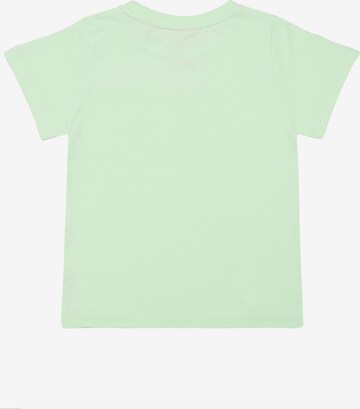 T-Shirt 'mini-laugh.' smiler. en vert