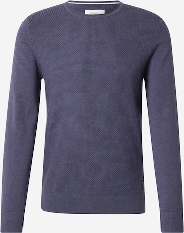 Pull-over s.Oliver en bleu : devant