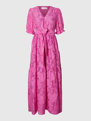 Robe SELECTED FEMME en rose : devant