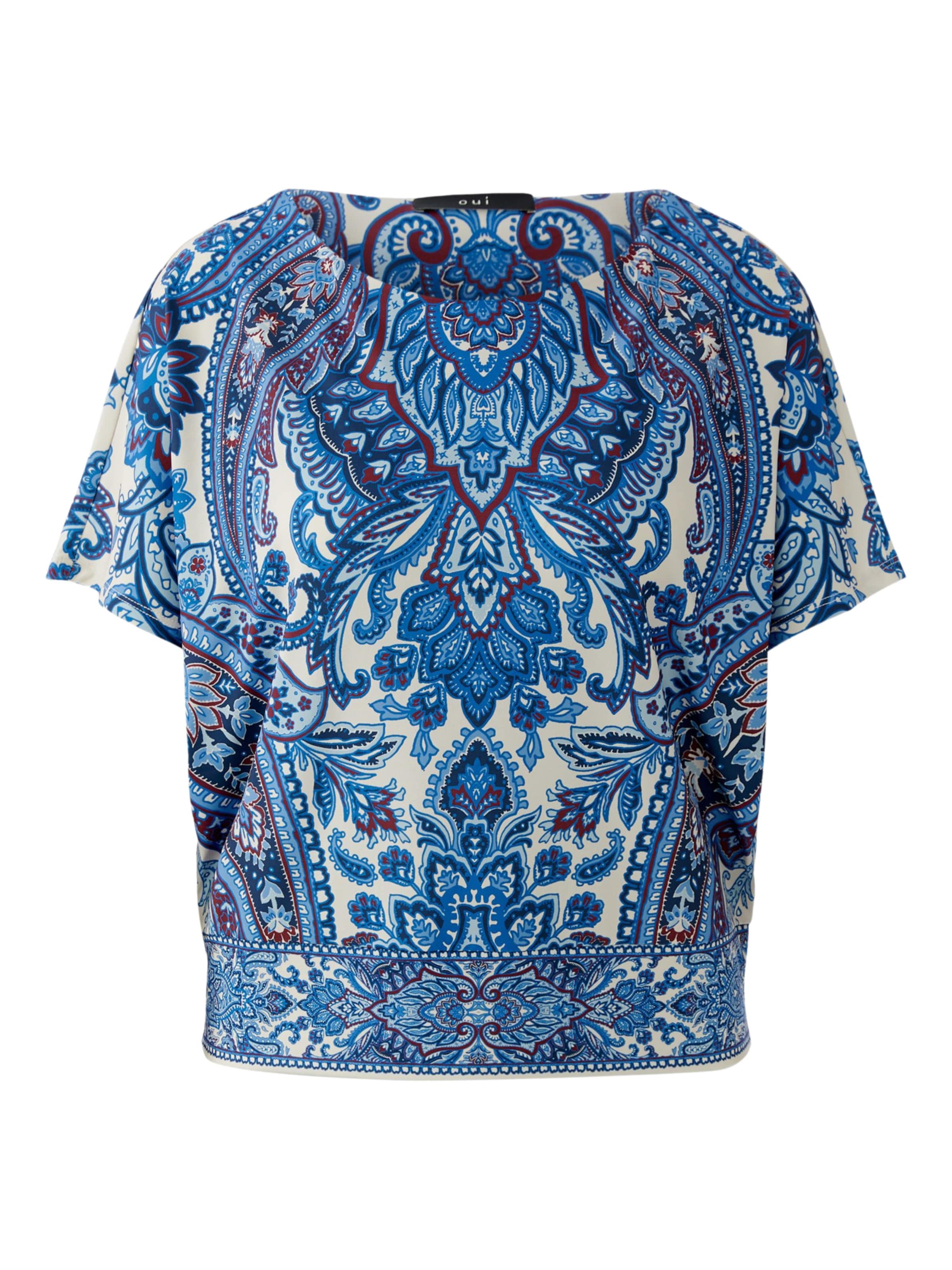 OUI Shirt in Blau: Vorderseite