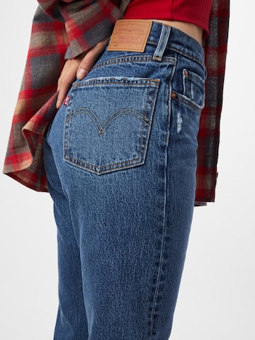 Regular Jean '501® Crop' LEVI'S ® en bleu