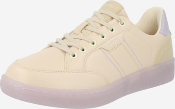 ESPRIT Sneakers laag in Beige: voorkant