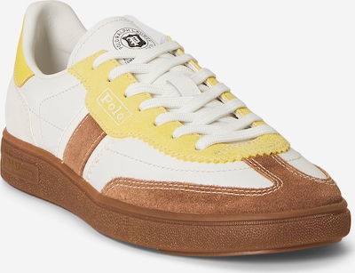 Polo Ralph Lauren Matalavartiset tennarit 'BEDFORD' värissä ruskea / keltainen / valkoinen, Tuotenäkymä