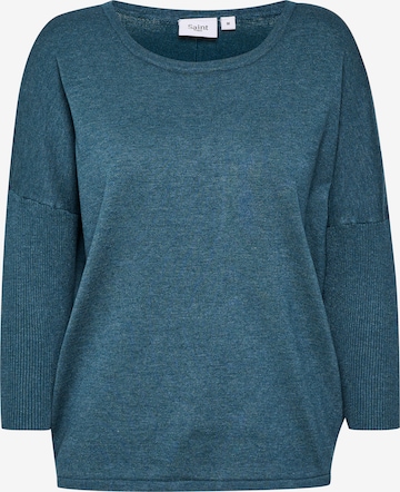 SAINT TROPEZ Sweater 'Mila' in Blue: front